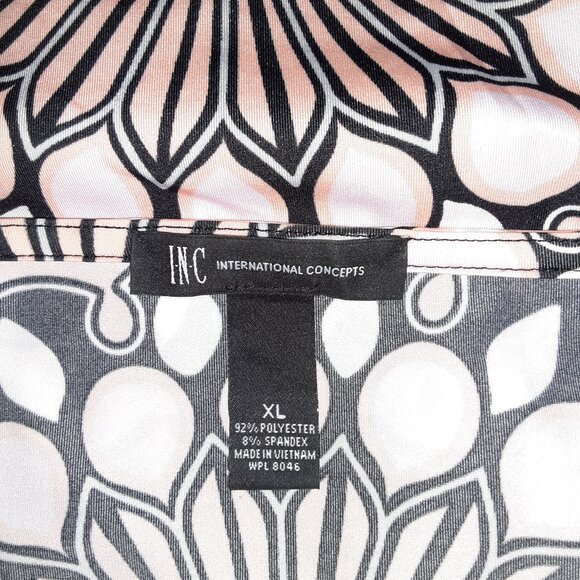 INC Maxi Dress *Resort Wear, Subtle Metal Studs, Pull-Over, Surplus Wrap, XL - Picture 4 of 6